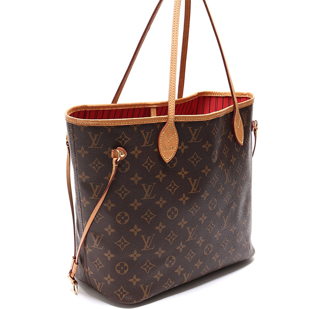 Louis Vuitton Brown Classic Tote + Clutch Duo